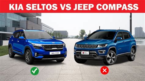 Suv Comparison Kia Seltos Vs Jeep Compass Auto Advice Youtube