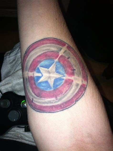 Captain America tattoo! | Captain america tattoo, Tattoos, Fish tattoos