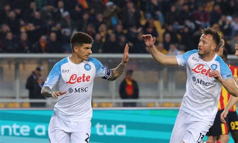 Napoli Le Pagelle Di Cm Di Lorenzo Totale Poco Kvara E Spalletti