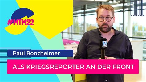 Paul Ronzheimer Im Interview Mtm Youtube