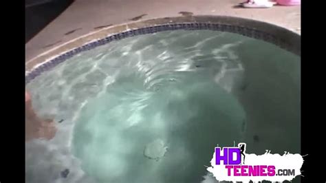 Hot Blonde Big Tits And Ass Showing Cameltoe In Pool Brunette S69