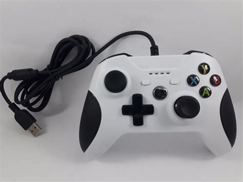 Controle Xbox One E Pc Fio Usb Branco Dobe R 123 20 Em Mercado