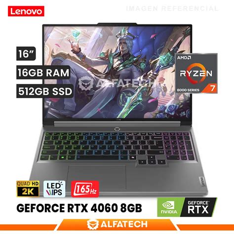 Laptop Lenovo Legion Slim Ahp Amd Ryzen Hs Gb Ram Gb