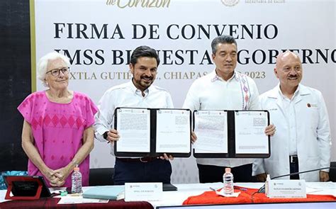 Firman Imss Y Gobierno De Chiapas Convenio Para Implementar Modelo Imss