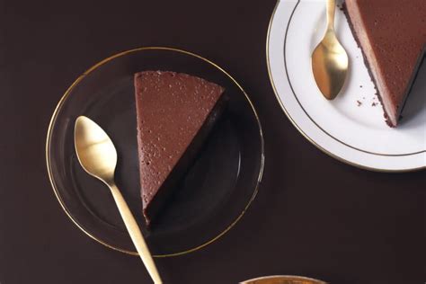 Cheesecake Au Chocolat Noir La Recette Facile