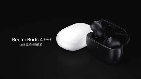 Xiaomi Redmi Buds 4 Pro Headphones 43db Smart Noise Cancelling True