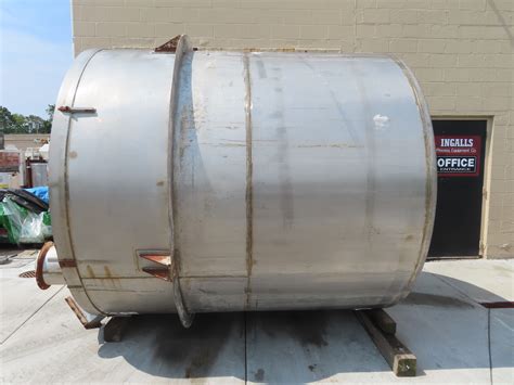 Gallon Stainless Steel Mix Tank With Dish Bottom