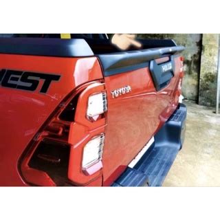 Toyota Hilux Conquest Shark Tail Gate Spoiler Shopee