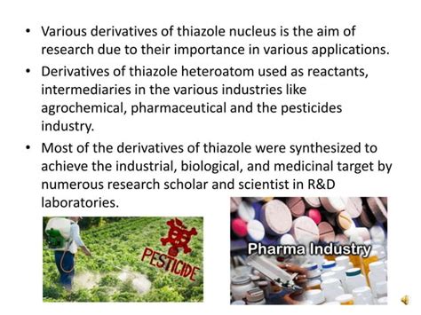 Heterocyclic Compound Thiazole Ppt