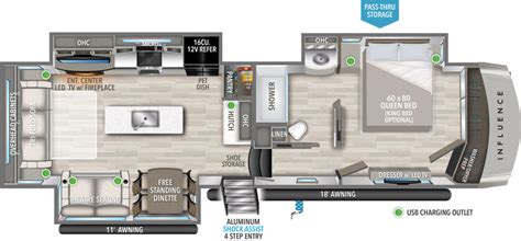 New Line For Grand Design Check Out The Influence 3503gk Fifth Wheel