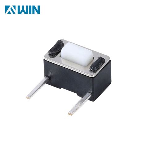 China Customized Mini Two Pin Tact Switch Right Angle Suppliers