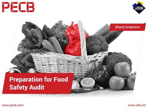 Preparing For Your Food Safety Audit Ppt