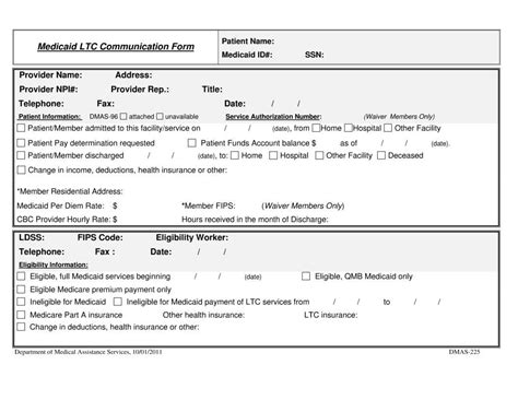 Dmas Form Fill Out Printable Pdf Forms Online