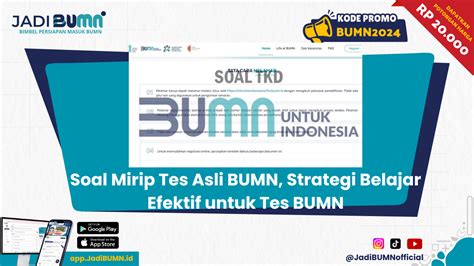 Soal Mirip Tes Asli Bumn Strategi Belajar Efektif Untuk Tes Bumn