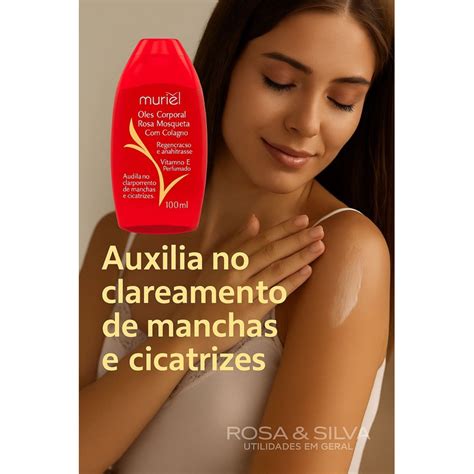 Oleo Muriel Estrias - Óleo Corporal Muriel 100ml Cada – Rosa Mosqueta e Amêndoas, Estrias ...