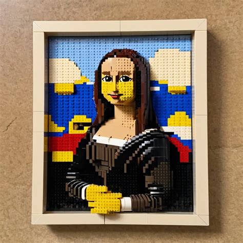 Lego Mona Lisa