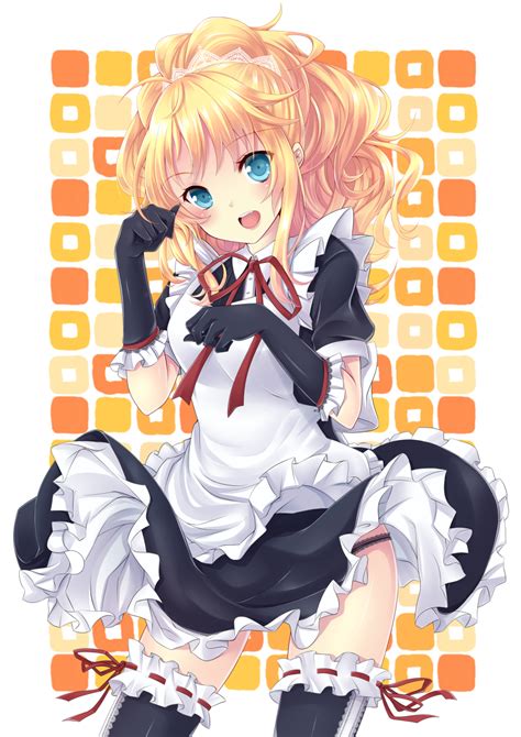 The Big Imageboard Tbib Bad Id Bad Pixiv Id Blonde Hair Blue Eyes Copyright Request Frills