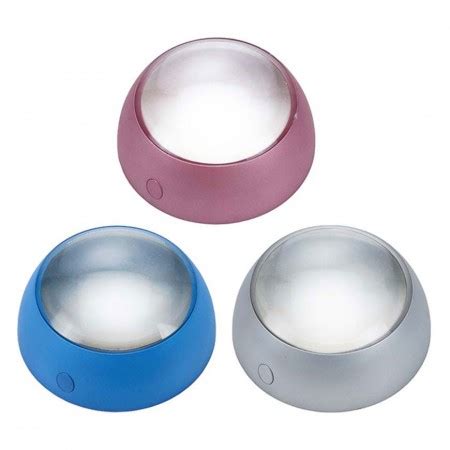 Lupa De Cúpula 5x Con Luz Led Para Lectura En Personas Mayores