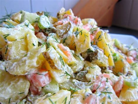 Aardappelsalade Met Gerookte Zalm Komkommer En Dille Artofit