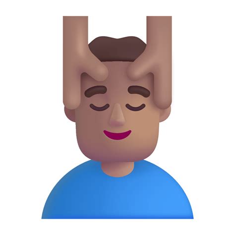 Man Getting Massage 3d Medium Icon Fluentui Emoji 3d Iconpack Microsoft