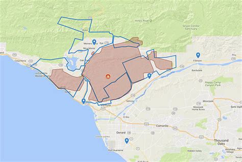 California Evacuation Zones Map