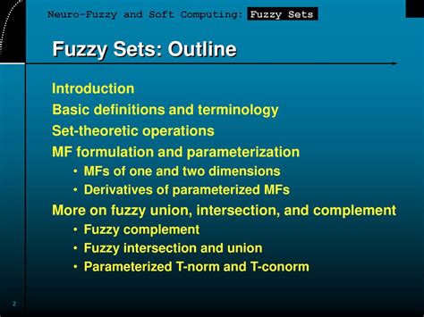 Slides For Fuzzy Sets Ch 2 Of Neuro Fuzzy And Soft Computing Ppt