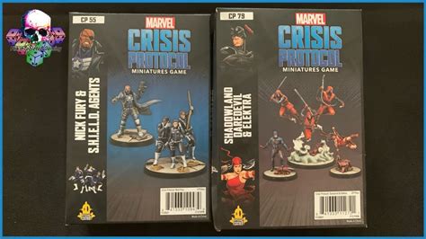 Marvel Crisis Protocol Unboxing Nick Fury And Shadowland Daredevil