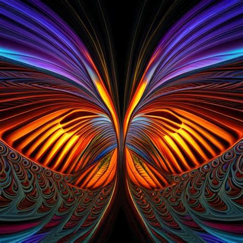 Butterfly, Fractal3 by Mladavid on DeviantArt