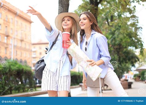 Photo Of Two Girls Enjoying Sightseeing Outdoor Beautiful Female