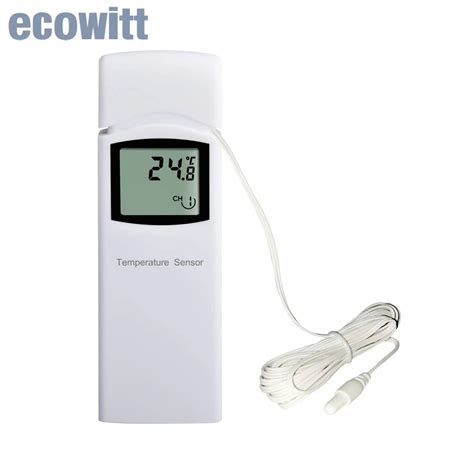 Ecowitt Wn Wireless Multi Channel Thermometer Probe Sensor For Home