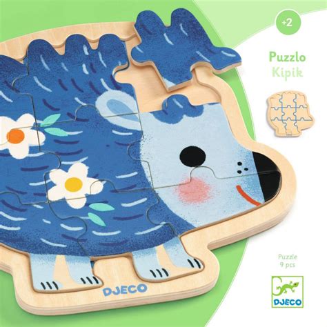 Puzzle En Bois Puzzlo Kipic Pcs Djeco