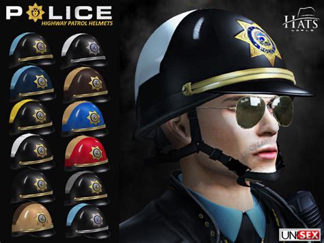 Second Life Marketplace - [HW] POLICE HIGHWAY PATROL HELMETS