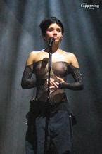 Nessa Barrett Sexy Flashes Her Hot Tits While Performing In New York City AZNude