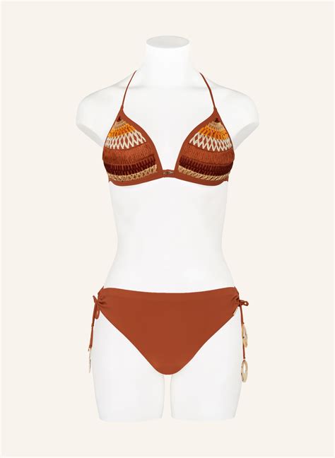 MARYAN MEHLHORN Push Up Bikini Top CRAFT In Dunkelorange