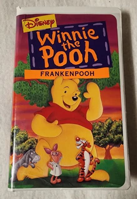 WINNIE THE POOH Frankenpooh VHS Tape Walt Disney Video Clamshell