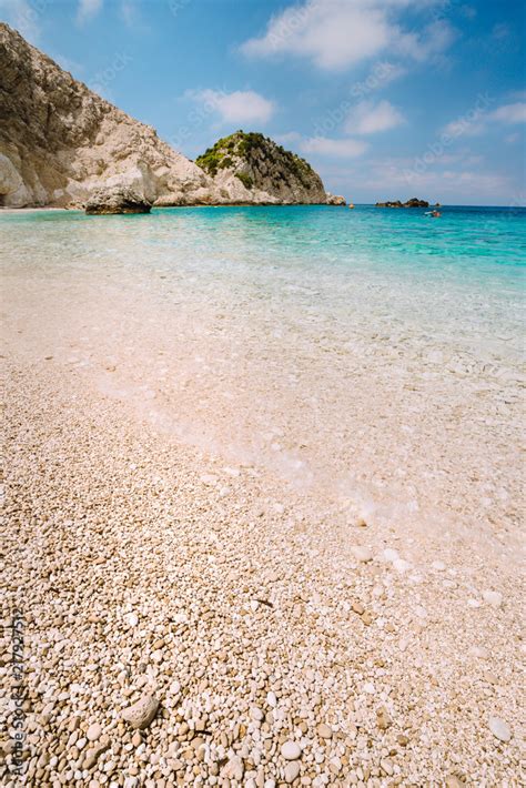 Agia Eleni Pebble Beach In Kefalonia Island Greece Most Beautiful