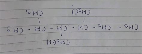 The Iupac Name Of This Compound Is Ch3 Ch3 Ch O C Ch2 Ch2oh