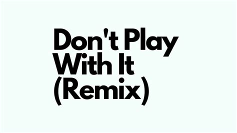 Don T Play With It Remix Lola Brooke Ft Latto Yung Miami Youtube