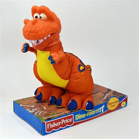 Tyrannosaurus Rex Puffalump Toy By Fisher Price Dino Roarrrrr Toy