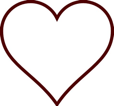 White Heart Clip Art at Clker.com - vector clip art online, royalty ...