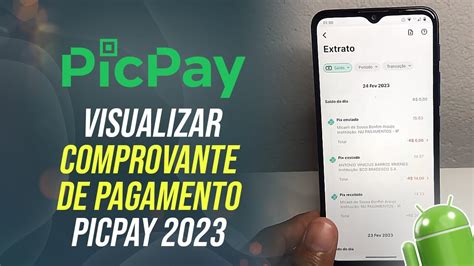 Como pegar Recibo de transação no PICPAY