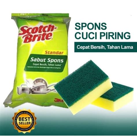 Jual Scotch Brite Spons Cuci Piring Spon Shopee Indonesia