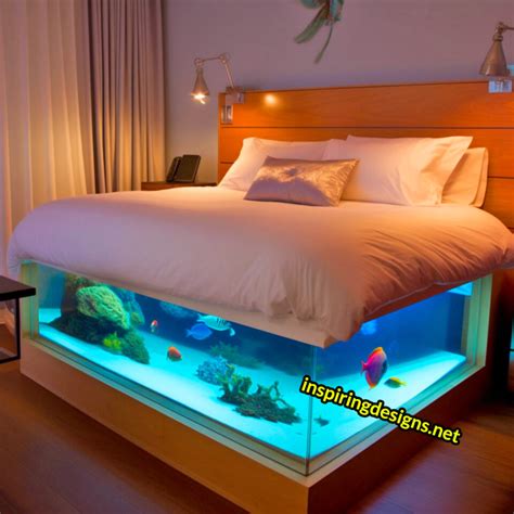 These Stunning Aquarium Beds Let You Sleep with the Fishes, but in a ...