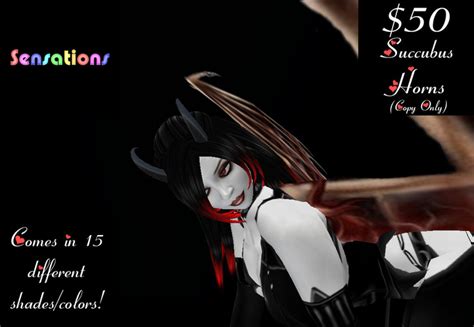 Second Life Marketplace Sensations Horns Succubus