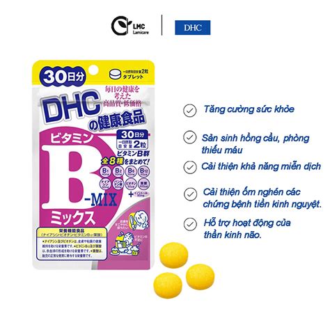 Viên uống vitamin B tổng hợp DHC Vitamin B Mix Tiki