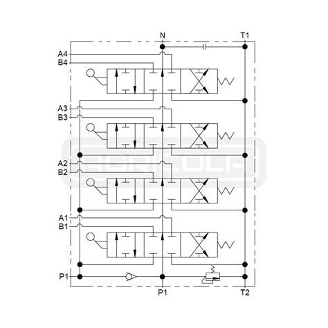 Rozdzielacz Hydrauliczny Sekcyjny L Min P A A A A Gkz Sterowany