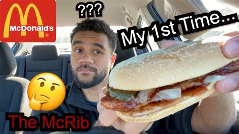 First Time Trying The McRib 100 Subscriber Special McDonald S