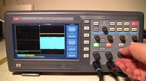 Oscilloscope Single Signal Capture Test Youtube