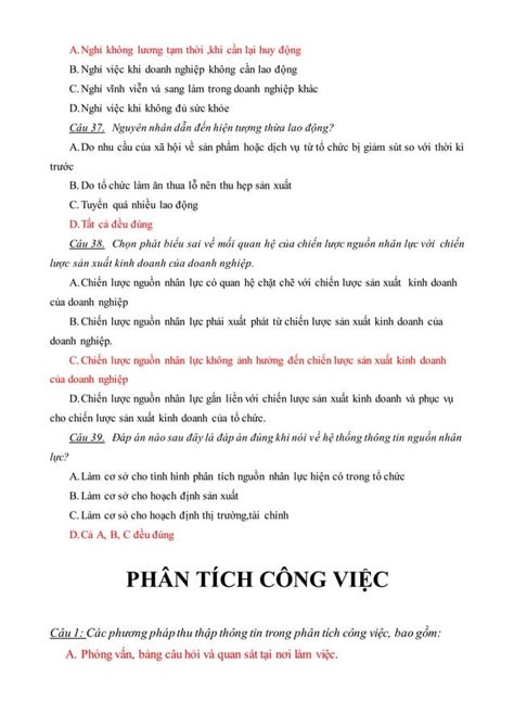 Doc Cau Hoi Trac Nghiem Quan Tri Nhan Luc Doc