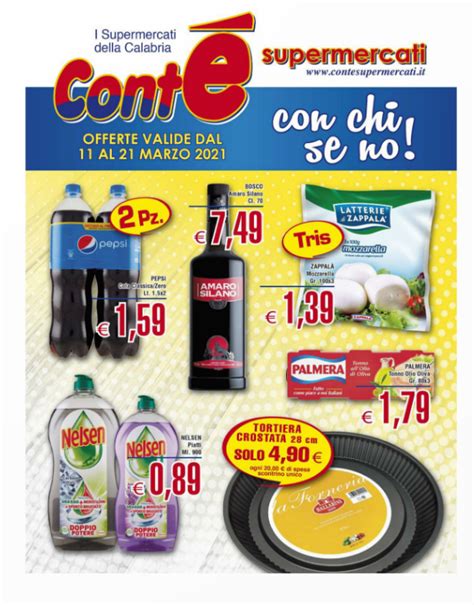 Offerte del nuovo Volantino Contè COSENZA PRIME